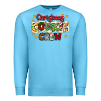 Ocean Blue Christmas cookie crew Premium Sweatshirt - MaliasSmallBusiness