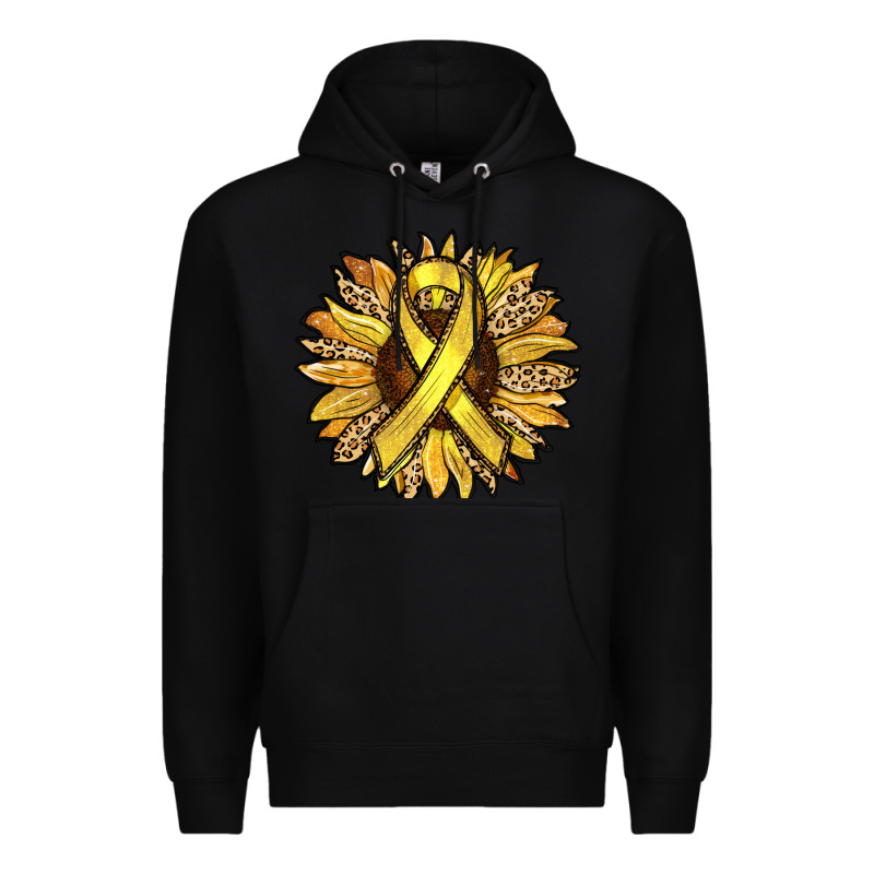 Child Cancer Awareness Sunflower Premium Hoodie by RanaPortraitStore | Teevron