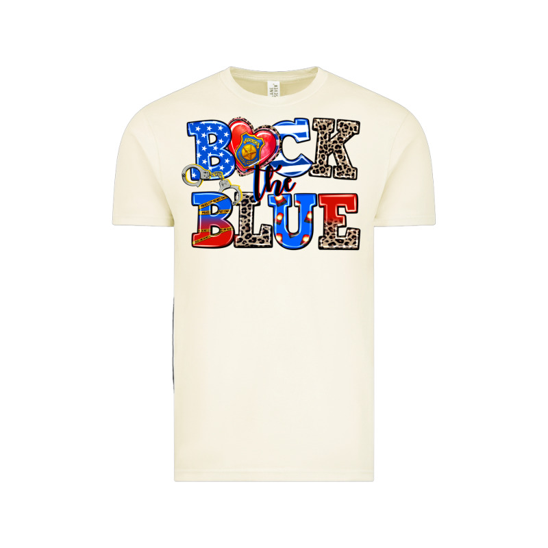 Back The Blue Vintage Tee by AdoDesignShop | Teevron