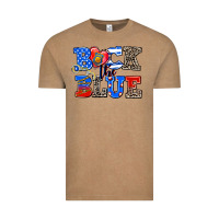 Vintage Coffee back the blue Vintage Tee - AdoDesignShop