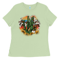 Matcha cowhide aztec sunflowers cactus Ladies Tee - AdoDesignShop