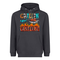 Smoke chillin and grilling Heavyweight Hoodie - MaliasSmallBusiness