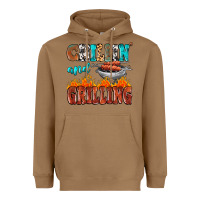 Chillin And Grilling Heavyweight Hoodie | Teevron