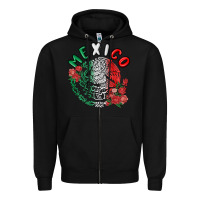 Black mexico Zipper Hoodie - MaliasSmallBusiness