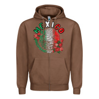 Chestnut mexico Zipper Hoodie - MaliasSmallBusiness