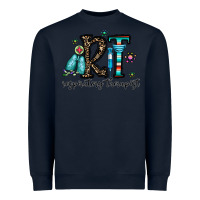 Navy rt respiraory therapist Heavyweight Sweatshirt - CowhideDigitalArt