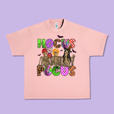 Hocus Pocus Skeleton Urban Heavy Tee Designed By Adodesignshop