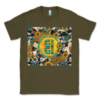 Army Green gigi sunflower turquoise Classic Tee - Jasminsmagicworld