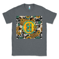Charcoal Heather gigi sunflower turquoise Classic Tee - Jasminsmagicworld