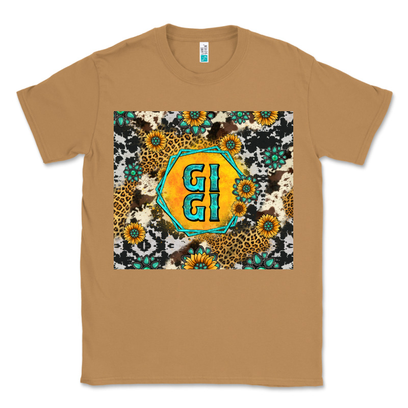 Gigi Sunflower Turquoise Classic Tee by Jasminsmagicworld | Teevron
