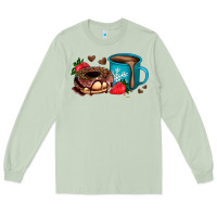 Matcha donut coffee strawberry Long Sleeve Tee - AdoDesignShop