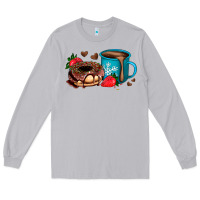Moon Dust donut coffee strawberry Long Sleeve Tee - AdoDesignShop