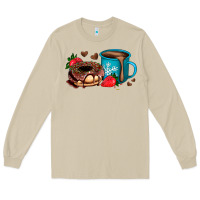 Mushroom donut coffee strawberry Long Sleeve Tee - AdoDesignShop