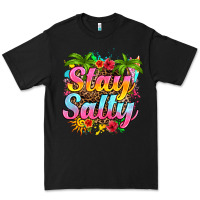 Black stay salty Premium Tee - RanaPortraitStore