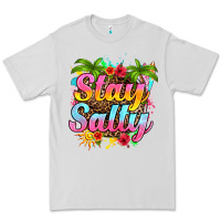 Dove Grey stay salty Premium Tee - RanaPortraitStore