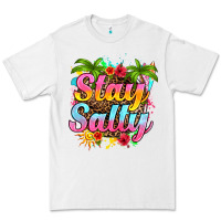 White stay salty Premium Tee - RanaPortraitStore