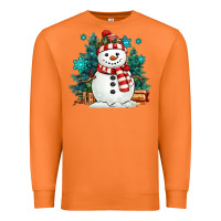 Carrot christmas snowman Premium Sweatshirt - MaliasSmallBusiness
