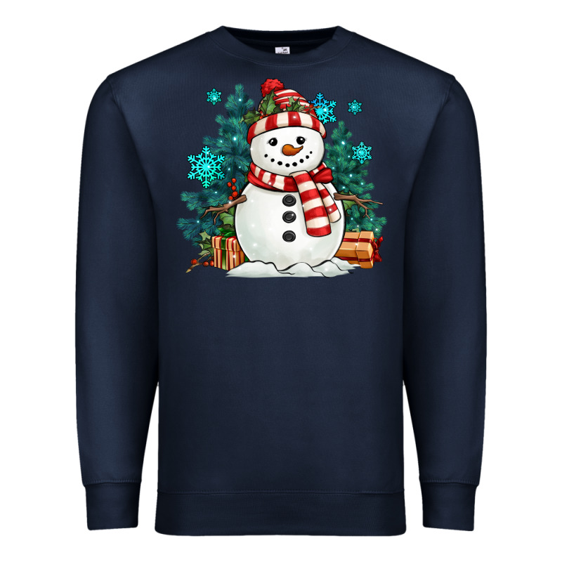 Christmas Snowman Premium Sweatshirt by MaliasSmallBusiness | Teevron