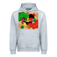 Heather Grey juneteenth vibes Urban Hoodie - TumblerDesignByShophia