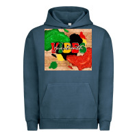 Pigment Midnight Navy juneteenth vibes Urban Hoodie - TumblerDesignByShophia