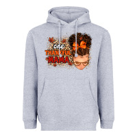 Heather Grey one thankful mama Heavyweight Hoodie - MaliasSmallBusiness