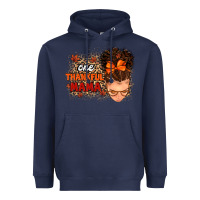Navy one thankful mama Heavyweight Hoodie - MaliasSmallBusiness