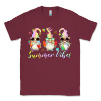 Burgundy summer vibes gnomes Classic Tee - Artiststas