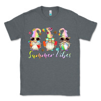 Charcoal Heather summer vibes gnomes Classic Tee - Artiststas
