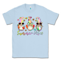 Dusty Blue summer vibes gnomes Classic Tee - Artiststas