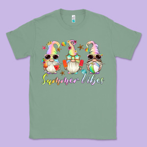 Summer Vibes Gnomes Classic Tee Designed By Artiststas