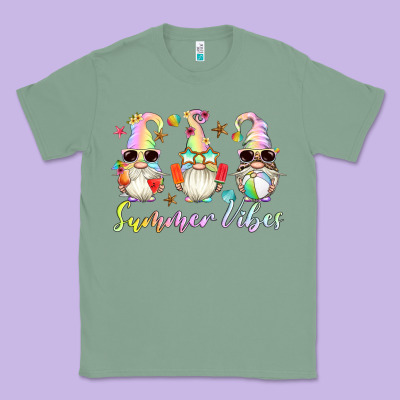 Summer Vibes Gnomes Classic Tee Designed By Artiststas