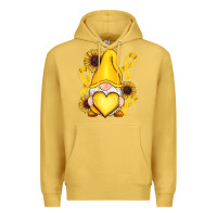 Antique Gold Childhood Cancer gnome Premium Hoodie - RanaPortraitStore