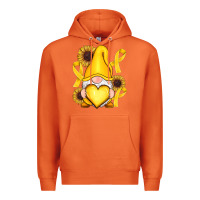 Carrot Childhood Cancer gnome Premium Hoodie - RanaPortraitStore