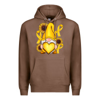 Chestnut Childhood Cancer gnome Premium Hoodie - RanaPortraitStore