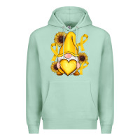 Seafoam Childhood Cancer gnome Premium Hoodie - RanaPortraitStore