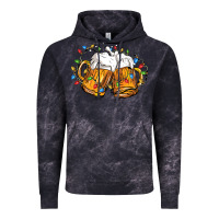 Cloud Black beer with christmas lights Vintage Hoodie - FaDigitalArtStudio