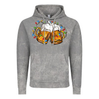 Cloud Rock beer with christmas lights Vintage Hoodie - FaDigitalArtStudio