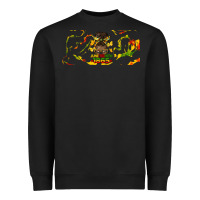 Black juneteenth afro messy bun libbey glass Heavyweight Sweatshirt - HRA Design Shop