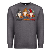 Charcoal Heather Happy Hallothanksmas Premium Sweatshirt - MaliasSmallBusiness