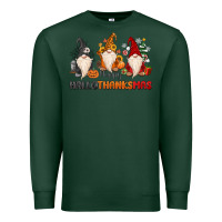Sports Green Happy Hallothanksmas Premium Sweatshirt - MaliasSmallBusiness