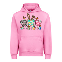 Fuchsia Pink Happy Easter Day teeth Urban Hoodie - HowdyJamesFarm