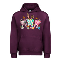 Mauve Wine Happy Easter Day teeth Urban Hoodie - HowdyJamesFarm