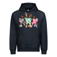 Navy Happy Easter Day teeth Urban Hoodie - HowdyJamesFarm