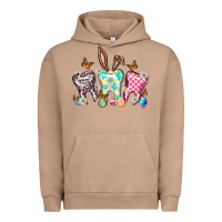 Pigment Burro Happy Easter Day teeth Urban Hoodie - HowdyJamesFarm