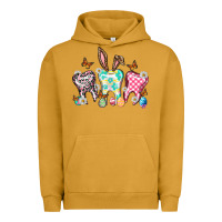 Pigment Peanut Butter Happy Easter Day teeth Urban Hoodie - HowdyJamesFarm