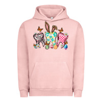 Pigment Salmon Happy Easter Day teeth Urban Hoodie - HowdyJamesFarm
