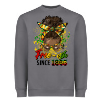 Storm free ish since 1865 afro messy bun Heavyweight Sweatshirt - HRA Design Shop