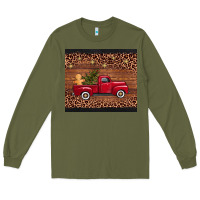 Army Green Christmas truck Long Sleeve Tee - AdoDesignShop