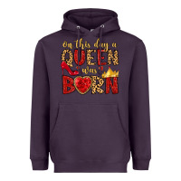 Plum on this day a queen was born Heavyweight Hoodie - MaliasSmallBusiness