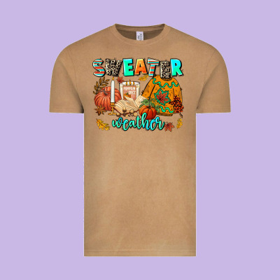 Pumpkın Spıce Vintage Tee Designed By Adodesignshop
